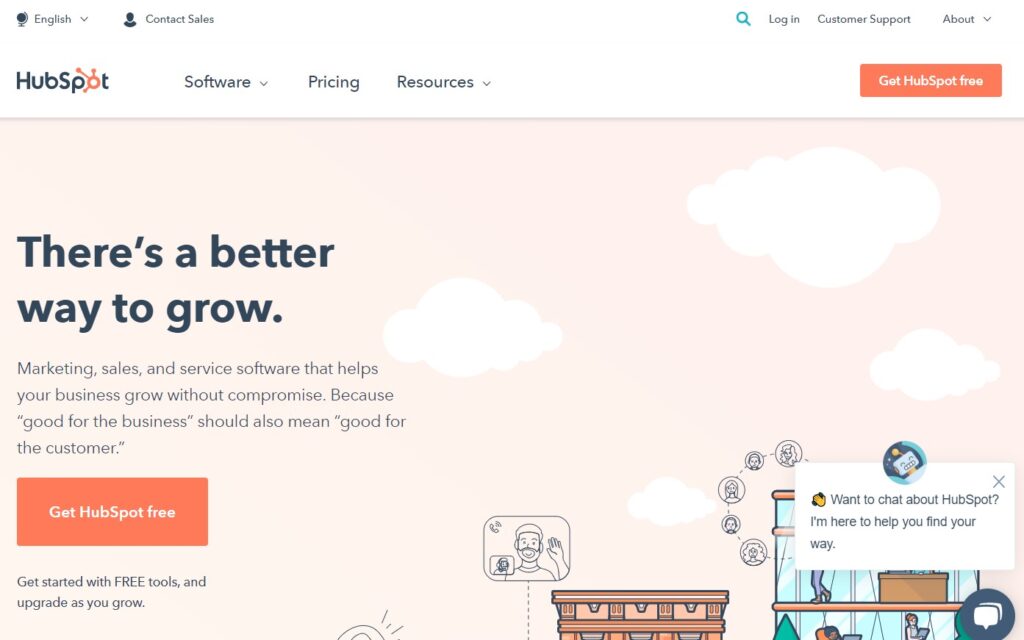أداة Hubspot للتسويق الرقمي لإدارة علاقات العملاء وتوليد العملاء المحتملين