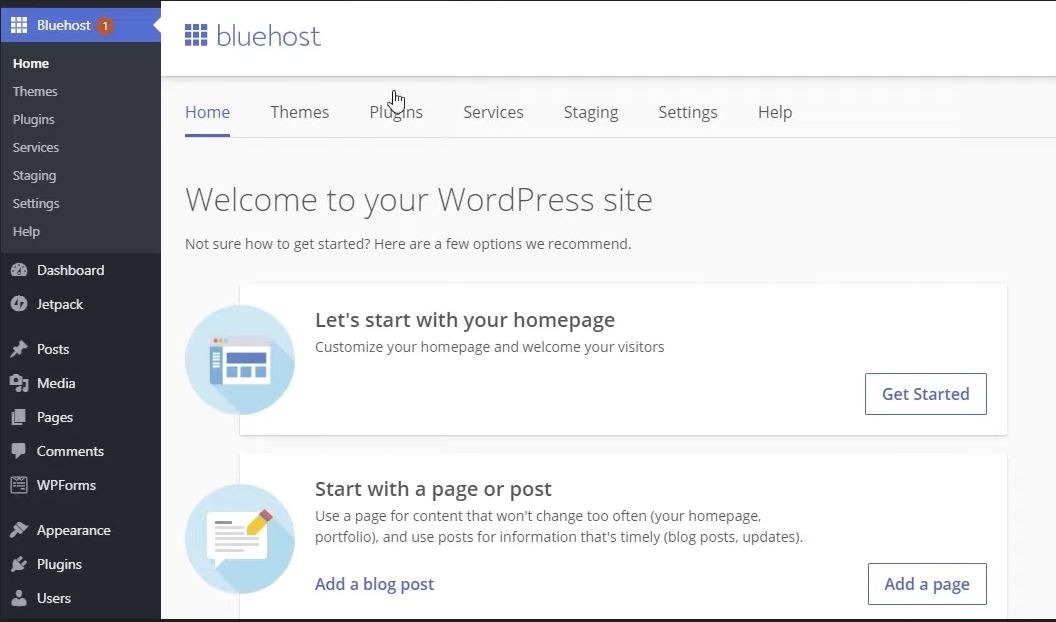 Bacheca del blog di WordPress