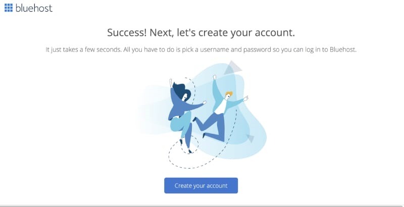 Bluehost Crea un account