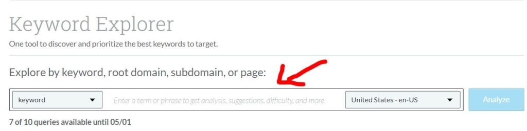 Überprüfen Sie die Domänenautorität