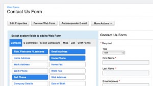 中小企業向けホームページ制作のお問い合わせフォーム