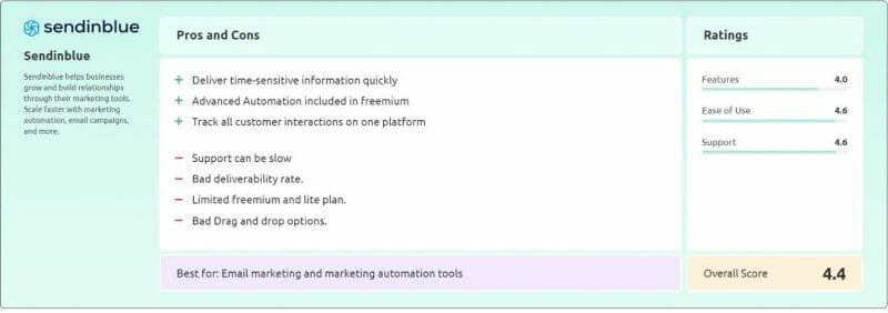 Sendinblue es una herramienta de marketing por correo electrónico adaptable