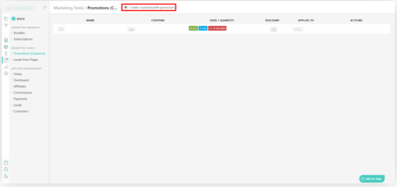 Learnworlds - Crea corso Learnworlds - Create Course