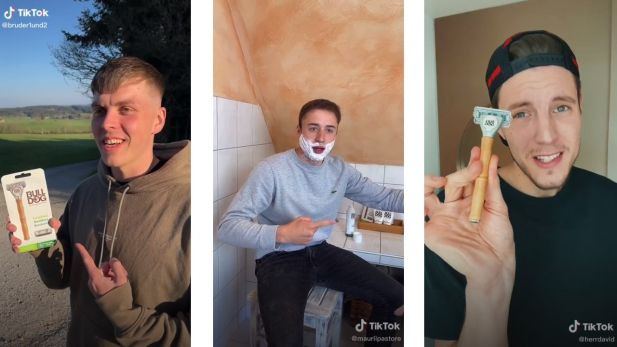 Screenshot der TikTok-Kampagne von Bulldog