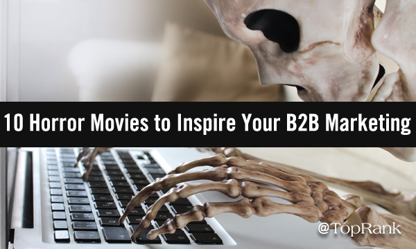 10 film horror creativi per ispirare la tua immagine di digitazione dello scheletro di marketing B2B