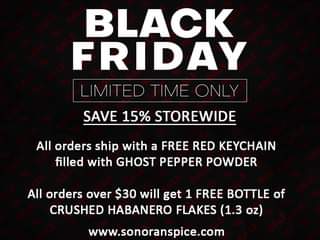 Penawaran Sonoran Spice Black Friday Mulai 2021