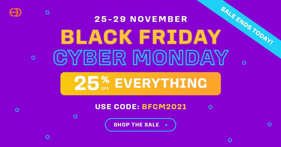 Spanduk Black Friday Dinamika Tinggi