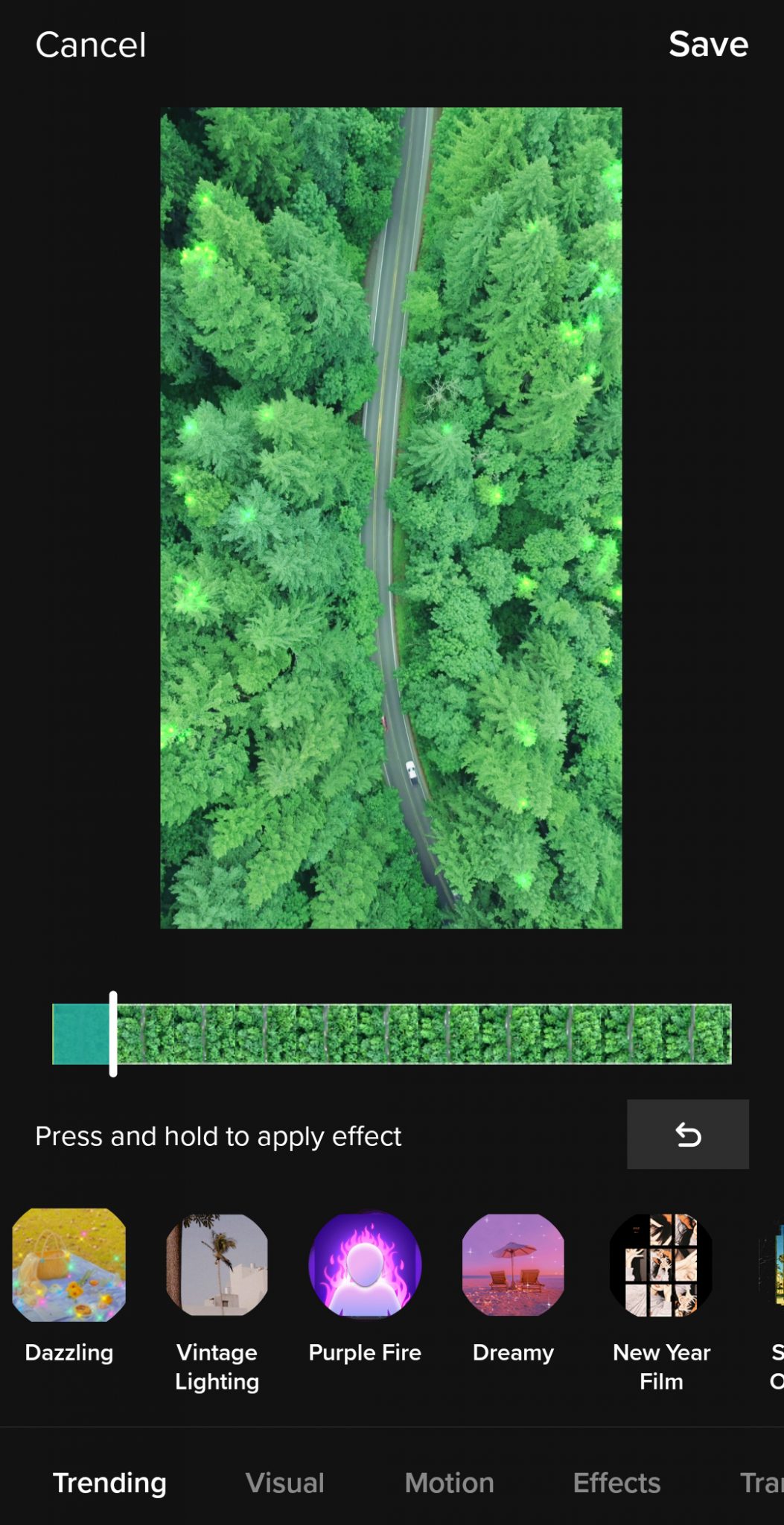 como fazer um vídeo do TikTok - adicionar efeitos