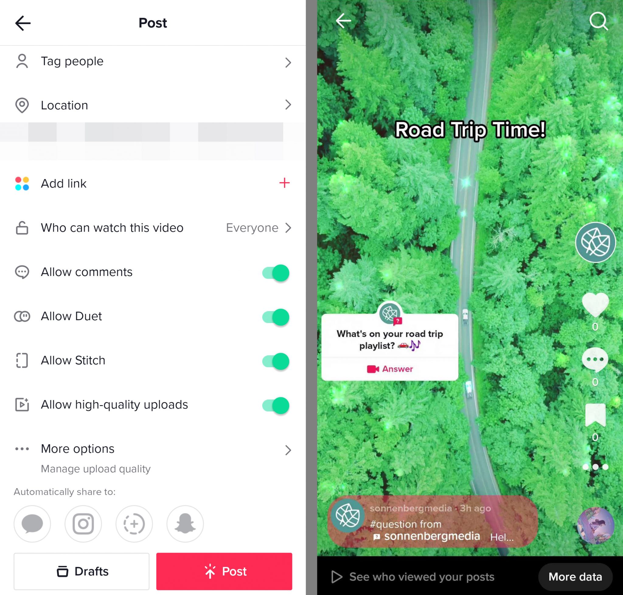 como fazer um vídeo TikTok - otimizar e publicar