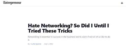 titolo su Imprenditore