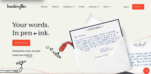 애니메이션 웹사이트 요소