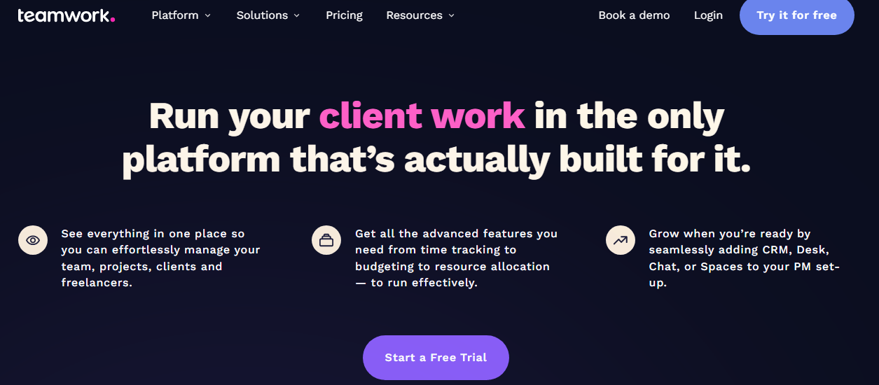 チームワークのホームページ