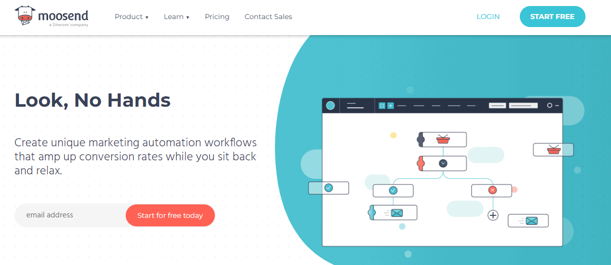 Moosend - Meilleur logiciel de répondeur automatique de courrier électronique