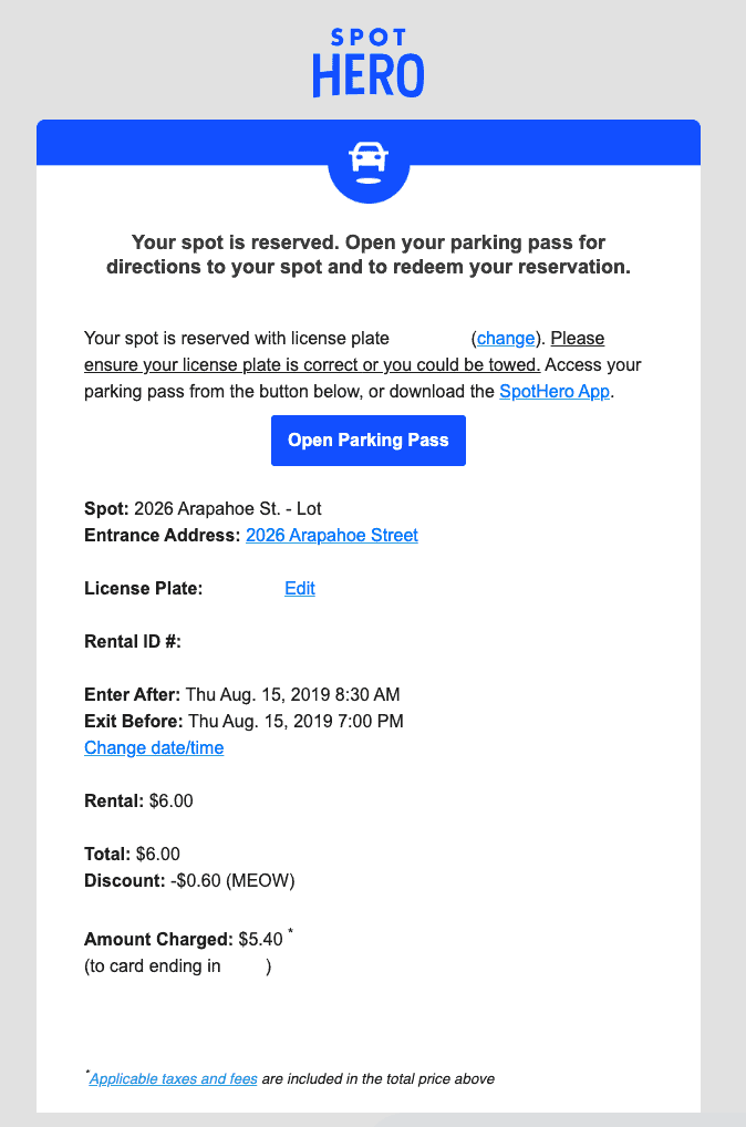 Campagne e-mail - Exemple de prise de rendez-vous
