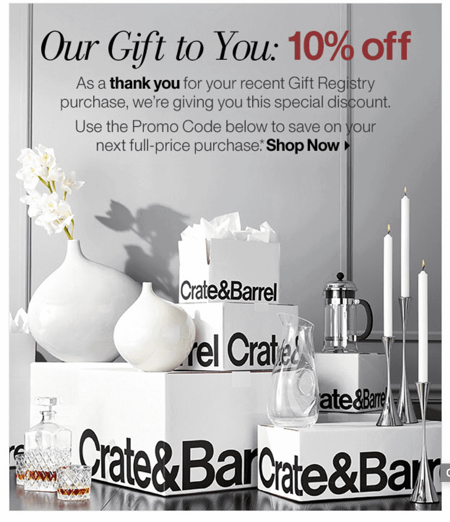 E-mail de rétention - Exemple de remise de fidélité