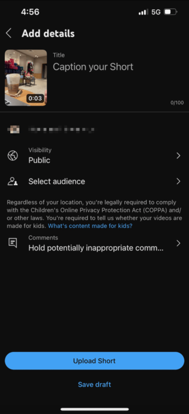 загрузи свой ютуб короткометражный