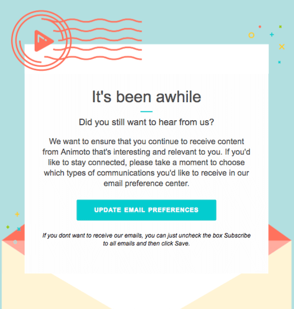 contoh kampanye email tidak aktif