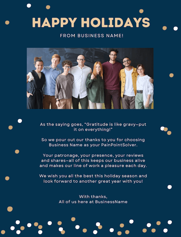 șablon de e-mail de sărbători - sărbători fericite tema marinei