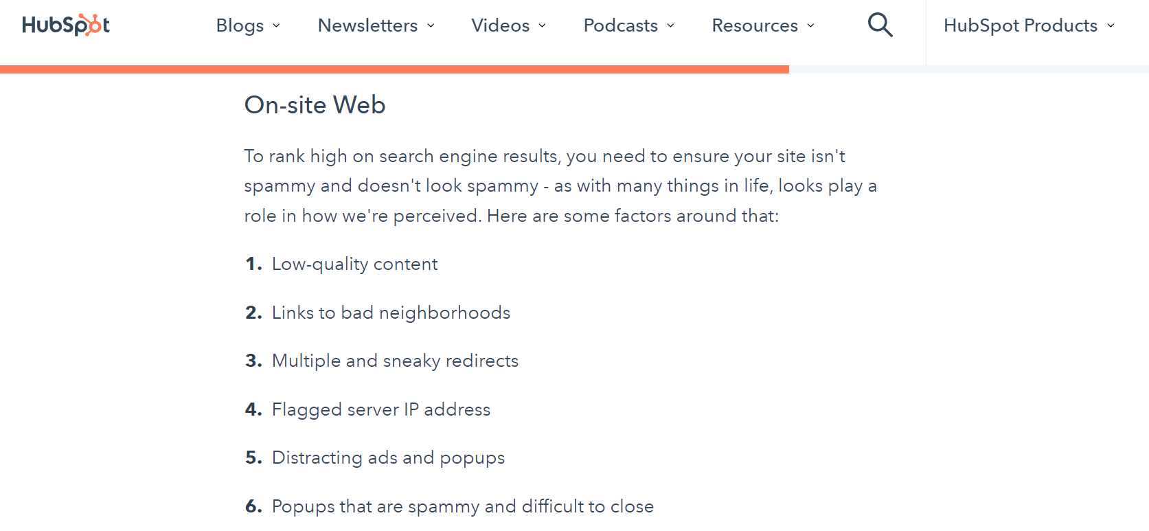 endereço IP do hubspot