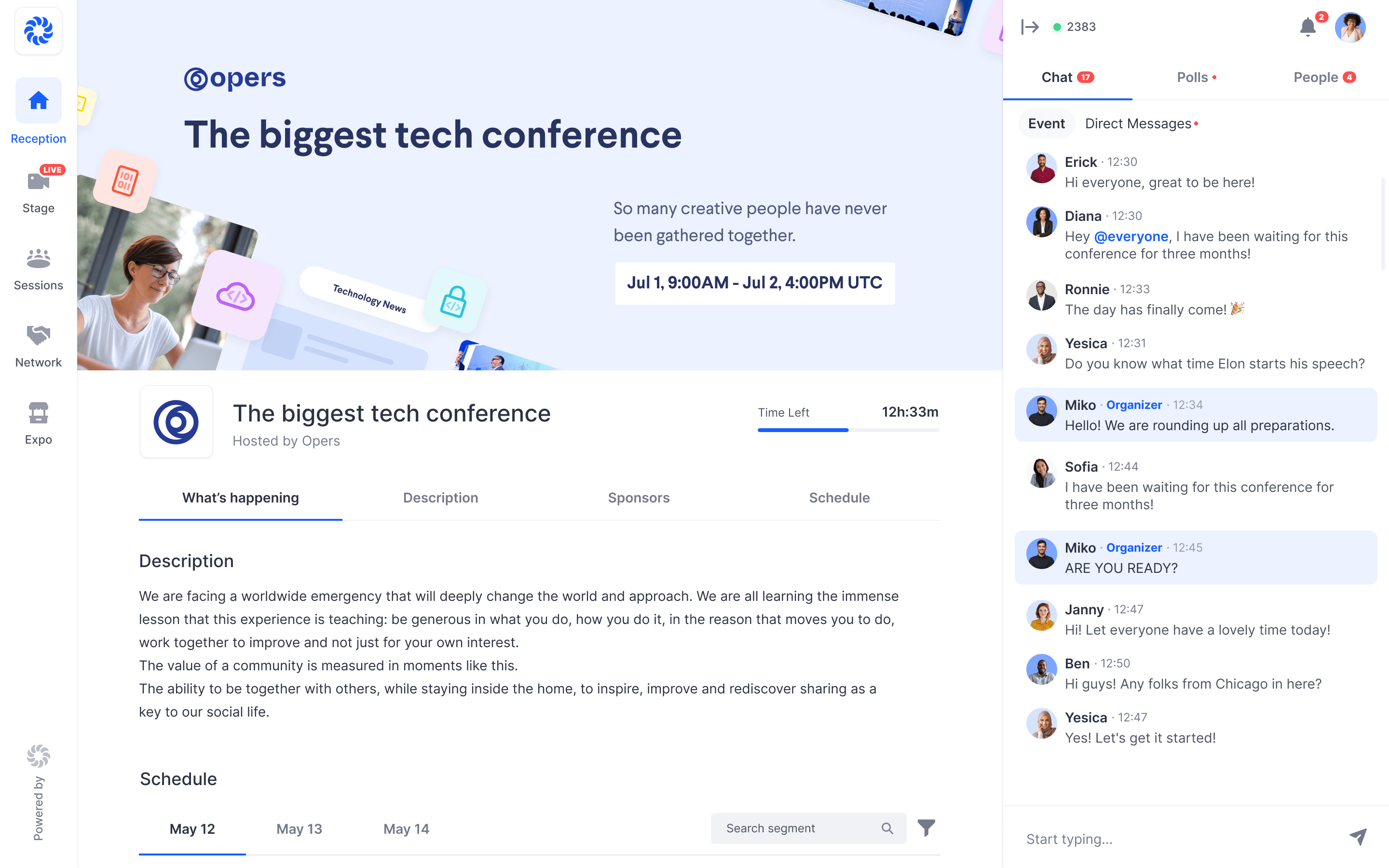 hopin虛擬活動平台