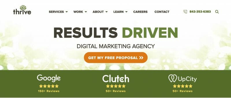 Agenție de marketing pe internet Thrive