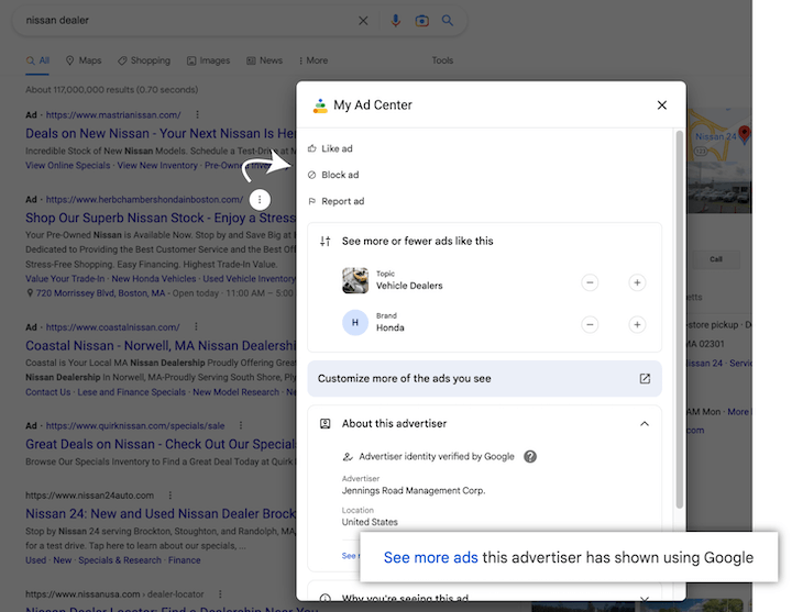 moje centrum reklam Google Ads