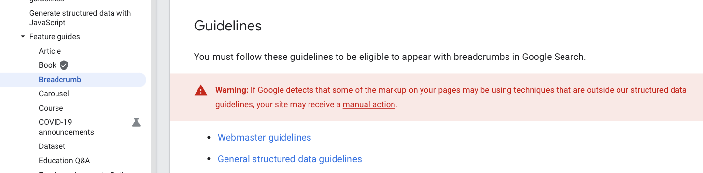 パンくずリストは Google のランキング要素ですか?