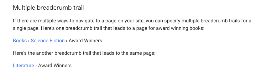 パンくずリストは Google のランキング要素ですか?