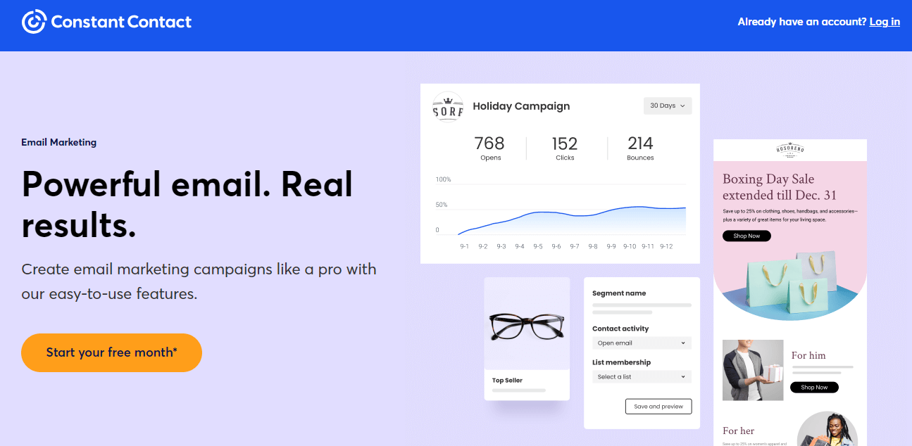 constant contact verticalresponse competitor