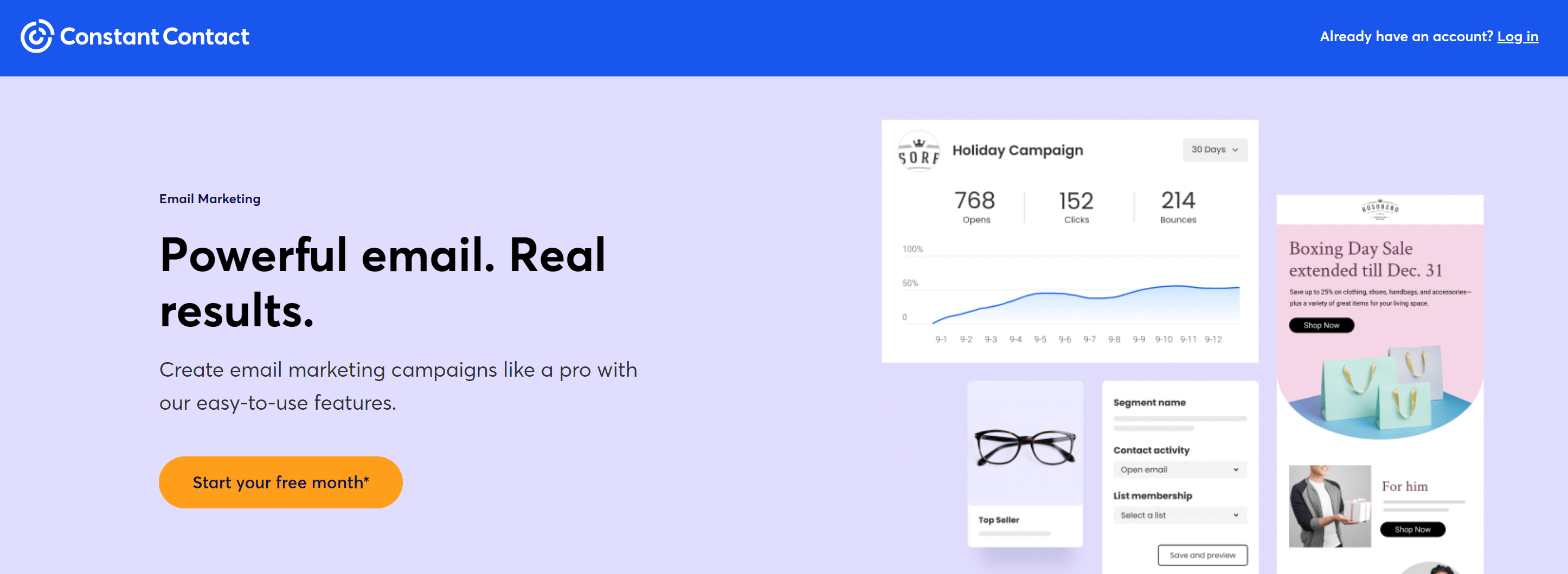 Constant contact sendy alternative