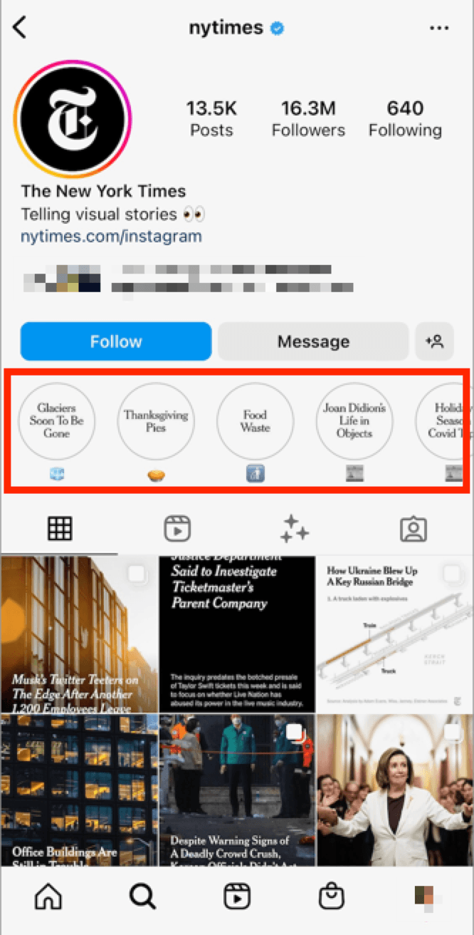 Faits saillants des bobines NYT