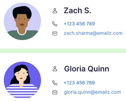 Esempio di informazioni sul pubblico