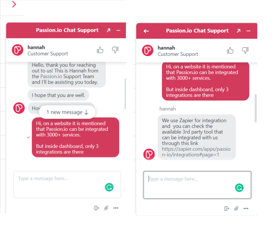 atención al cliente pasión io