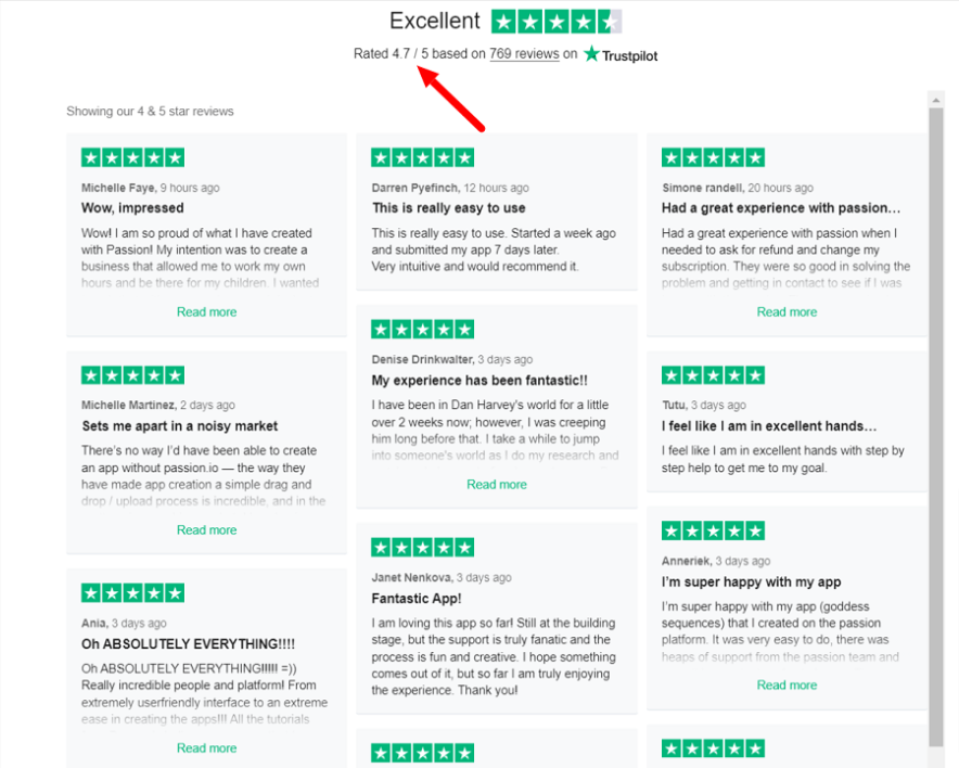 pasion io trustpilot