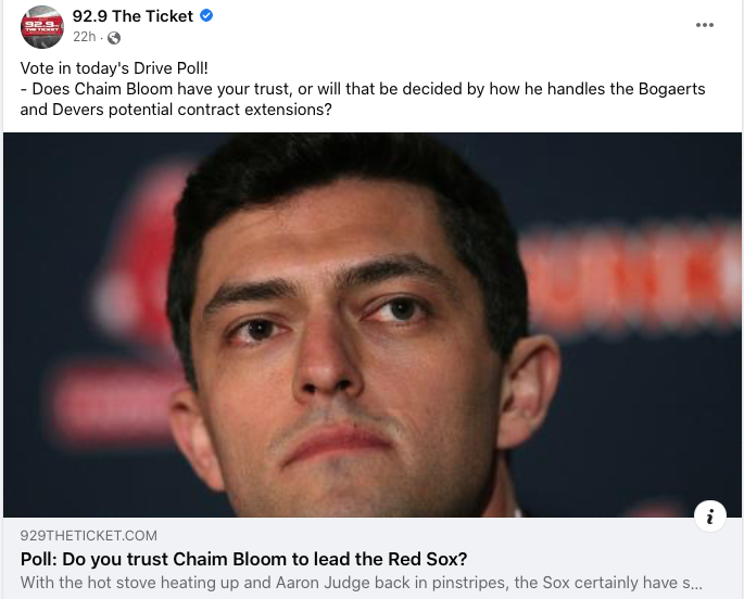 Polling contoh keterlibatan Facebook