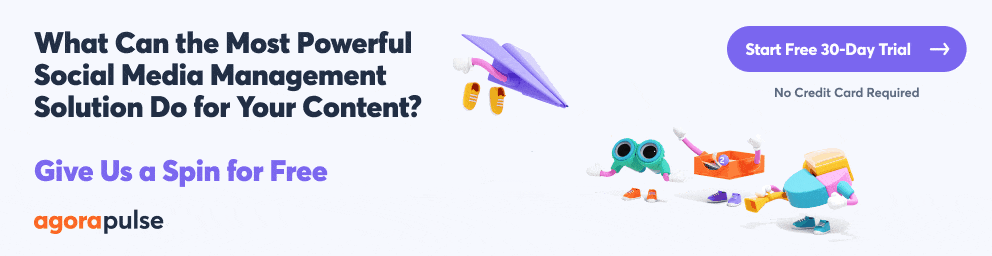 бесплатная пробная версия инструмента управления социальными сетями agorapulse
