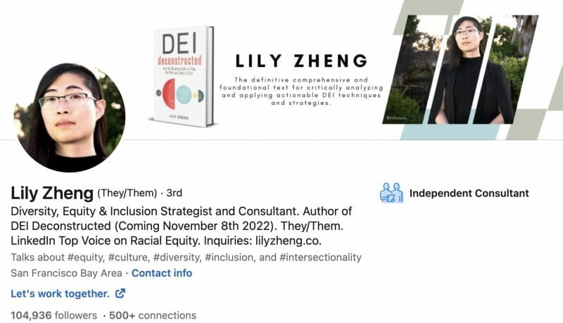 Lily Zheng 링크드인