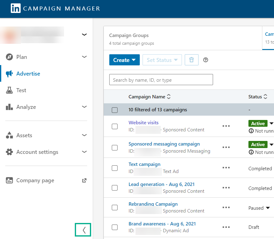 Manajer Kampanye LinkedIn