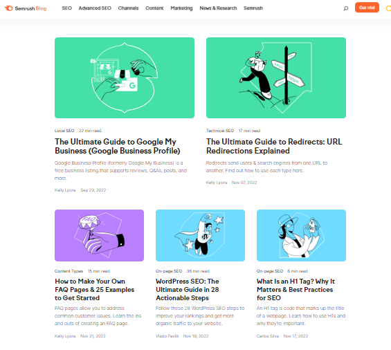 esempio semrush di contenuto prezioso di qualità