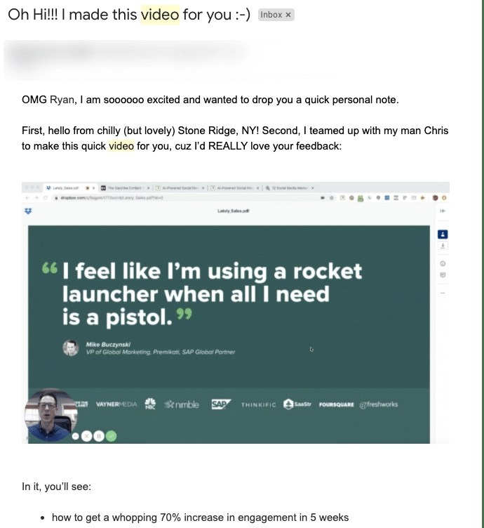 kişiselleştirilmiş e-postalar