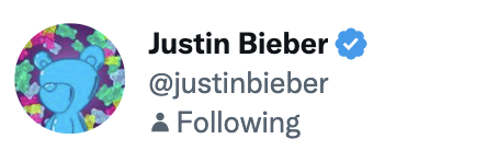 justin bieber twitter nft pfp
