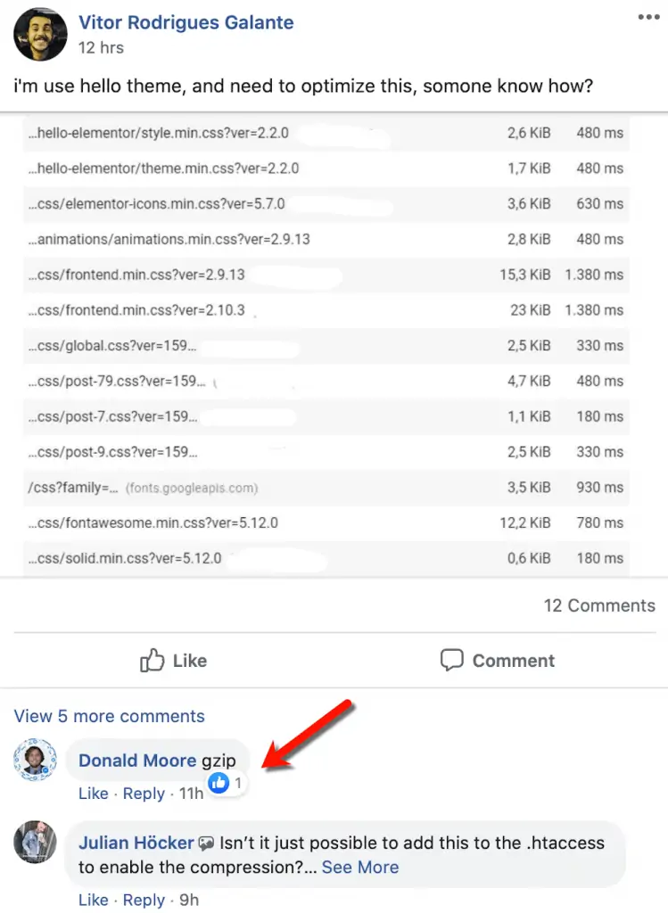Elementor Facebook コミュニティ