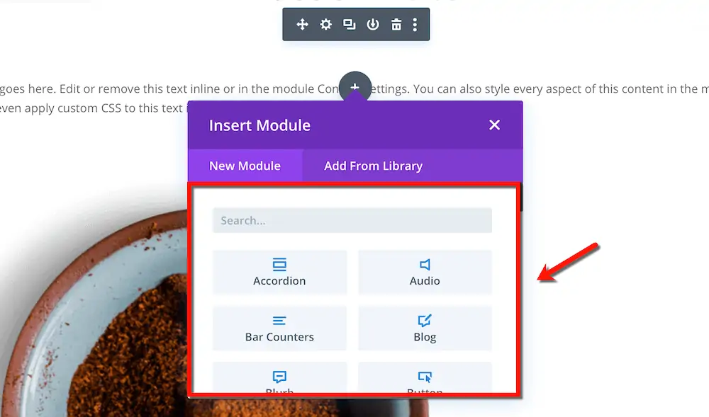 ディビは新しいモジュールを追加します