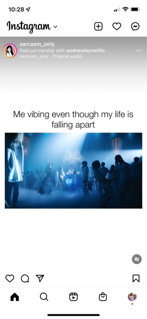 Iklan kemitraan berbayar Netflix