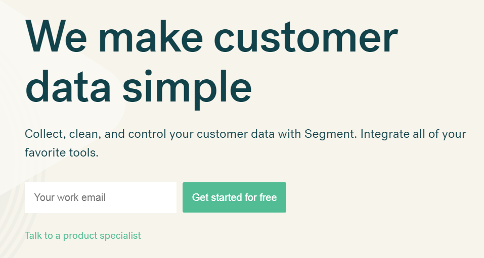 przykład krótkiego formularza rejestracyjnego.