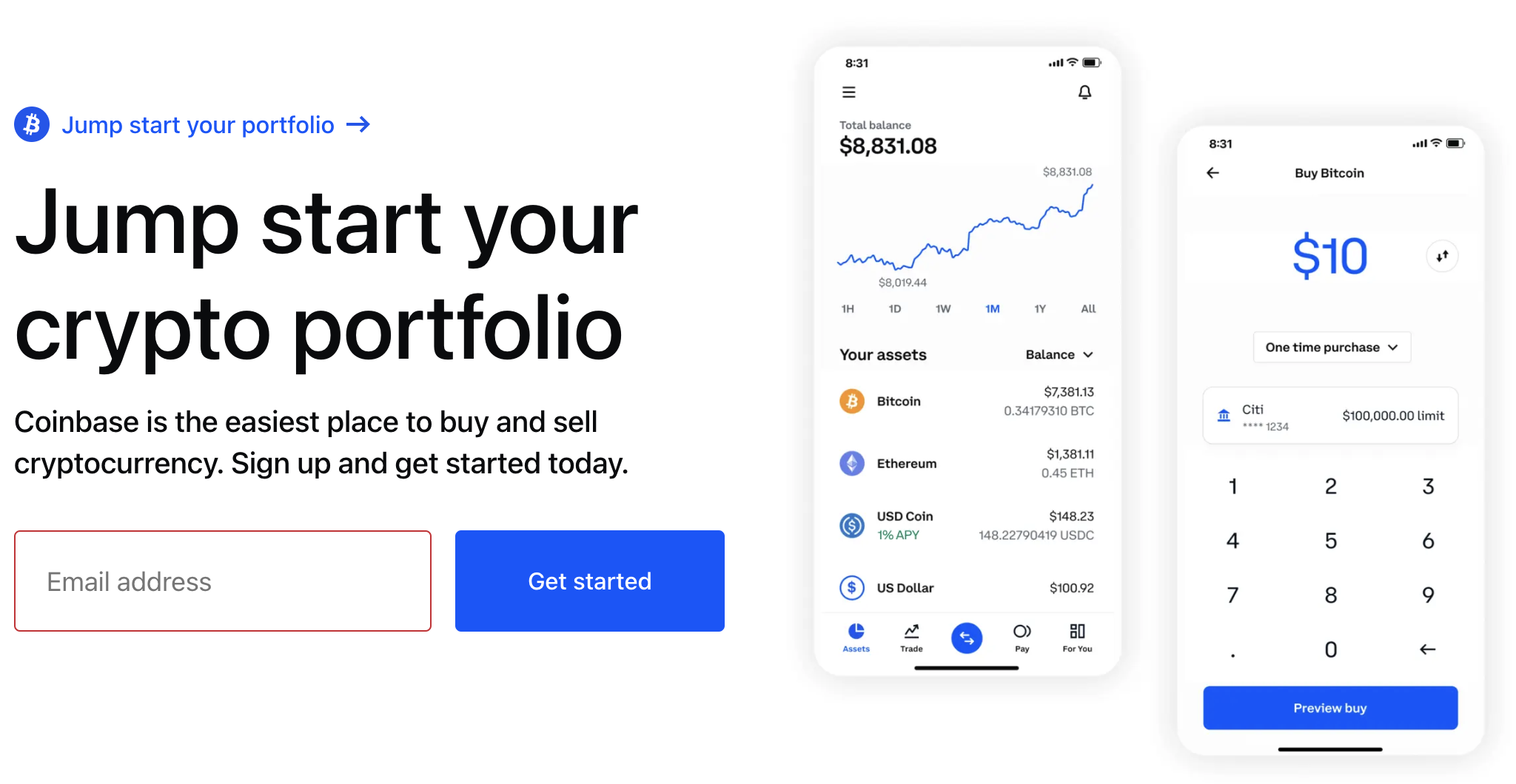 Coinbase — самое простое место для покупки и продажи криптовалюты