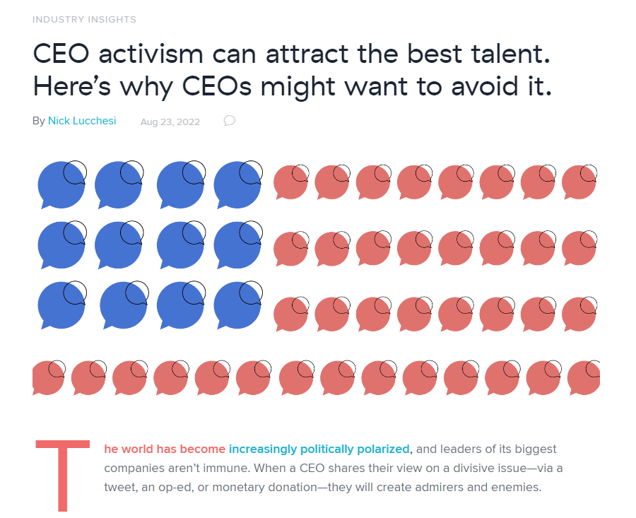 关于他们的使命和目的的 Asana 博客的屏幕截图