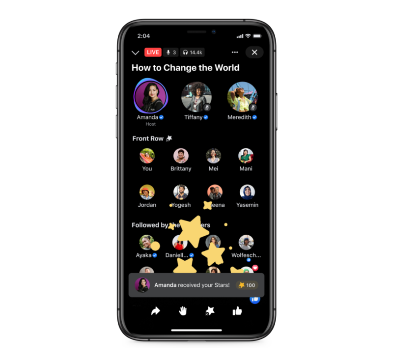 غرف الصوت الحية / Facebook