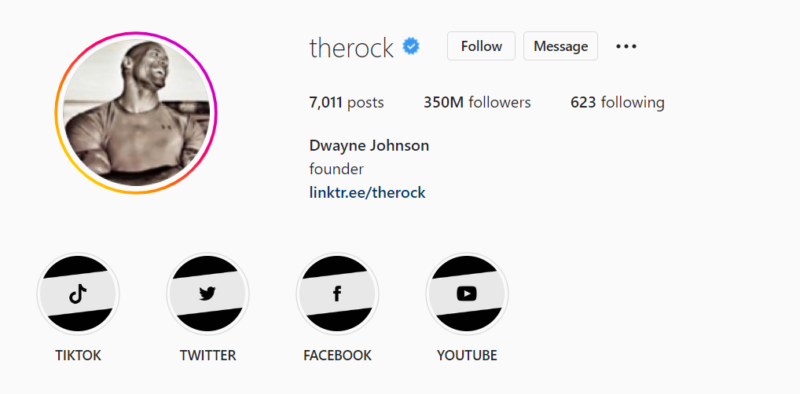 Dwayne Johnson Instagram