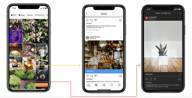 홈 / Instagram 광고 살펴보기